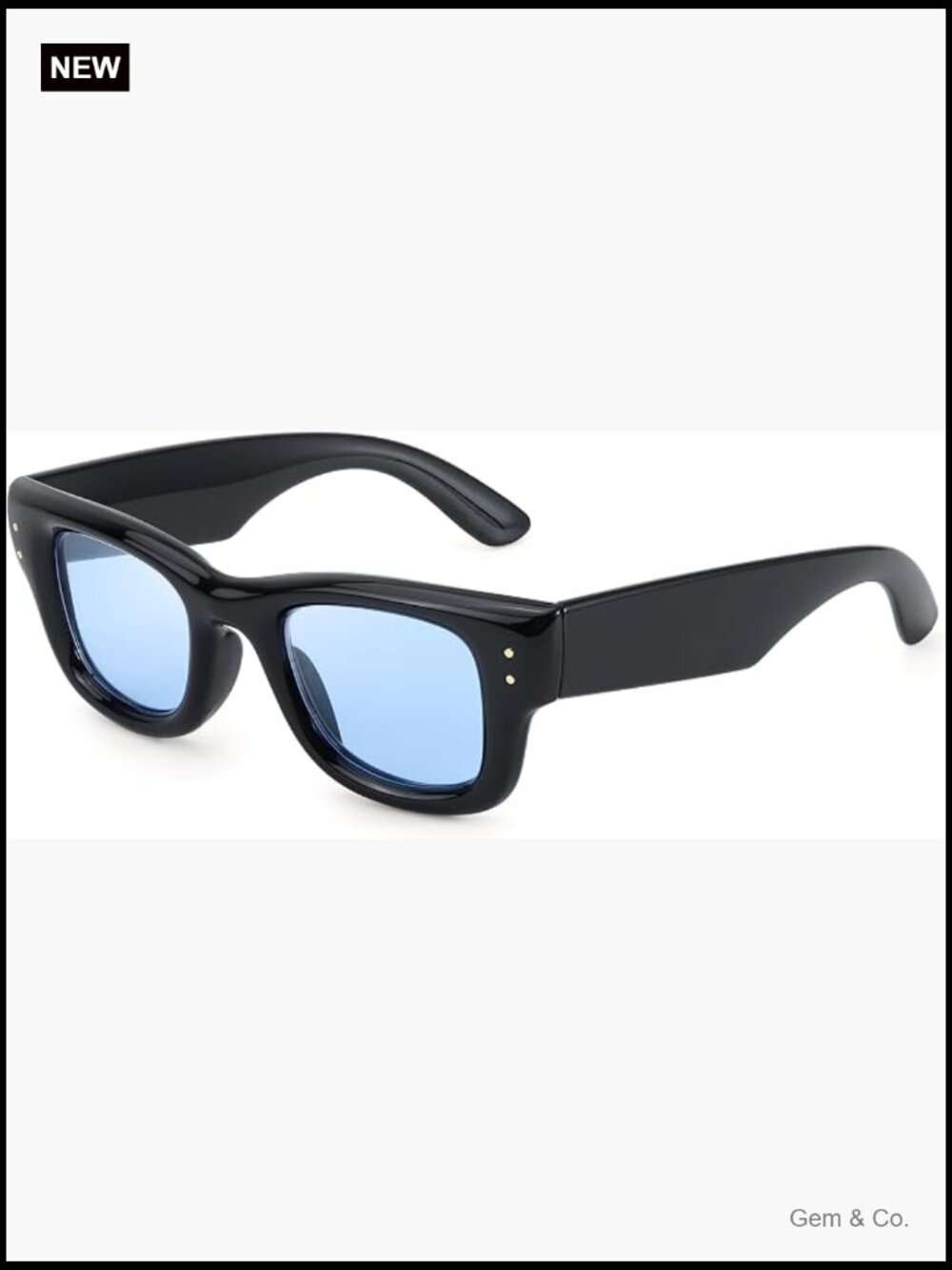 Square Frame Sunglasses UV400 Protection Unisex Trendy Shades
